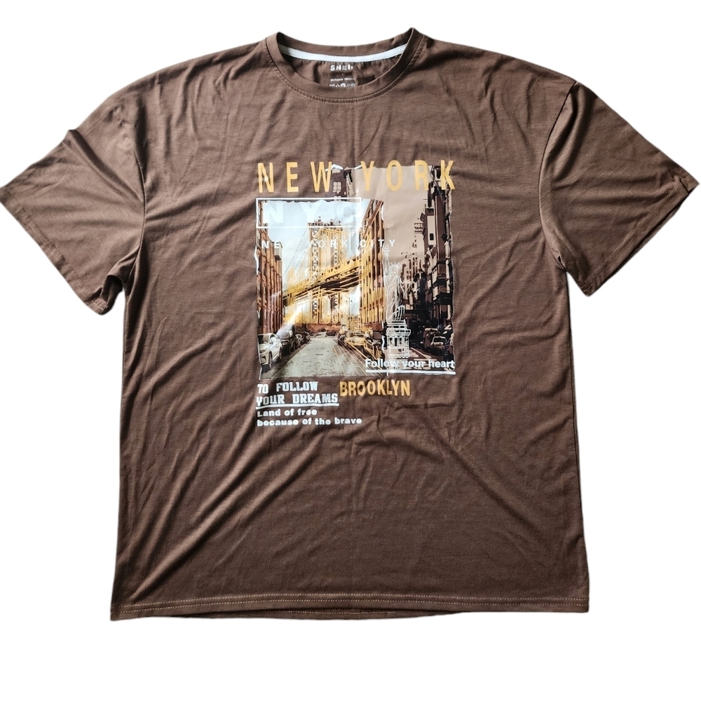 4 pack large t-shirts/men's/graphic t-shirt/oversized/various brands